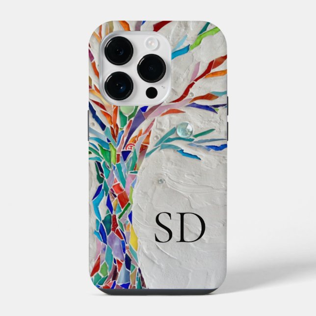 Monogram Botanical Iphone Case (Back)