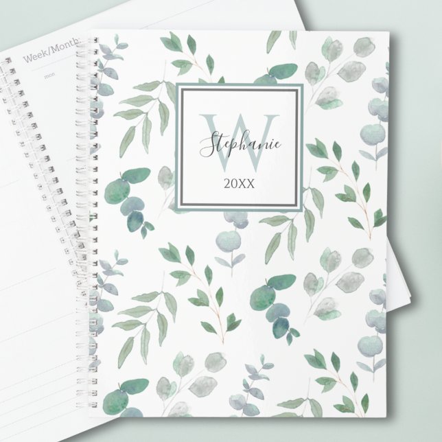 Monogram Botanical Watercolor  Planner (Creator Uploaded)