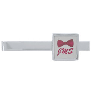 Monogram Bow Tie Bowtie Groom Wedding Prom Tie Bar