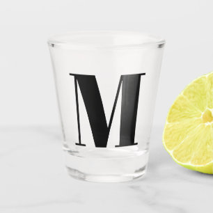 Monogram Bridal Shower Wedding Gift Party Favor Shot Glass