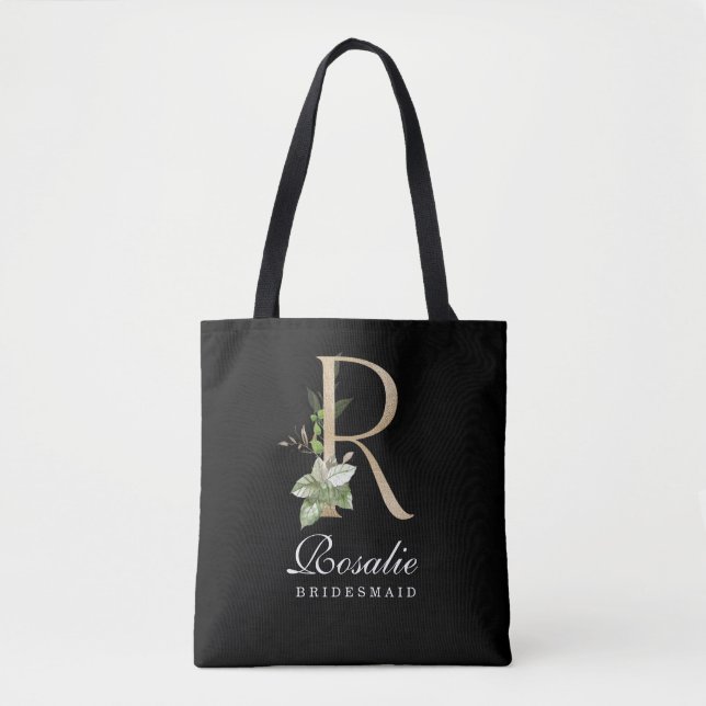 Monogram Bridesmaid Tote (Front)