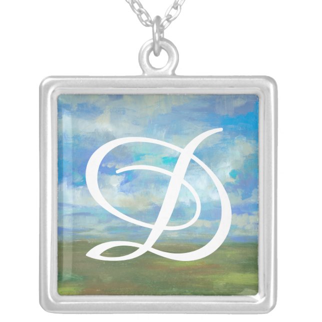 Monogram | Bright Day II Silver Plated Necklace (Front)