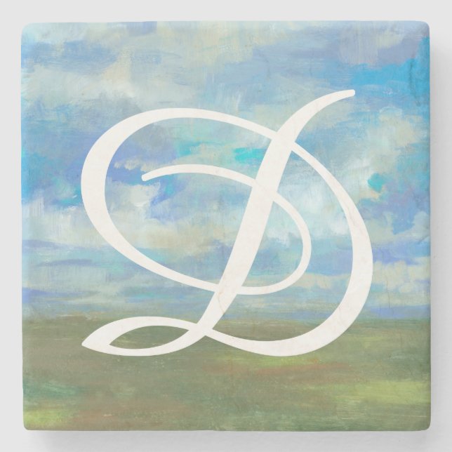Monogram | Bright Day II Stone Coaster (Front)