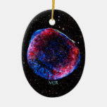 Monogram Brightest Supernova Ever space picture Ceramic Ornament