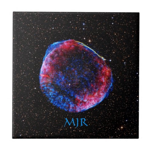 Monogram Brightest Supernova Ever space picture Ceramic Tile