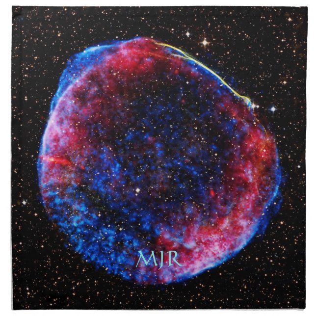Monogram Brightest Supernova Ever space picture Cloth Napkin (Front)