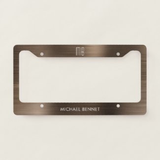 Monogram Brown Brushed Metallic 