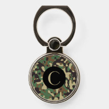 Monogram Brown, Green, Gray Woodland Camouflage