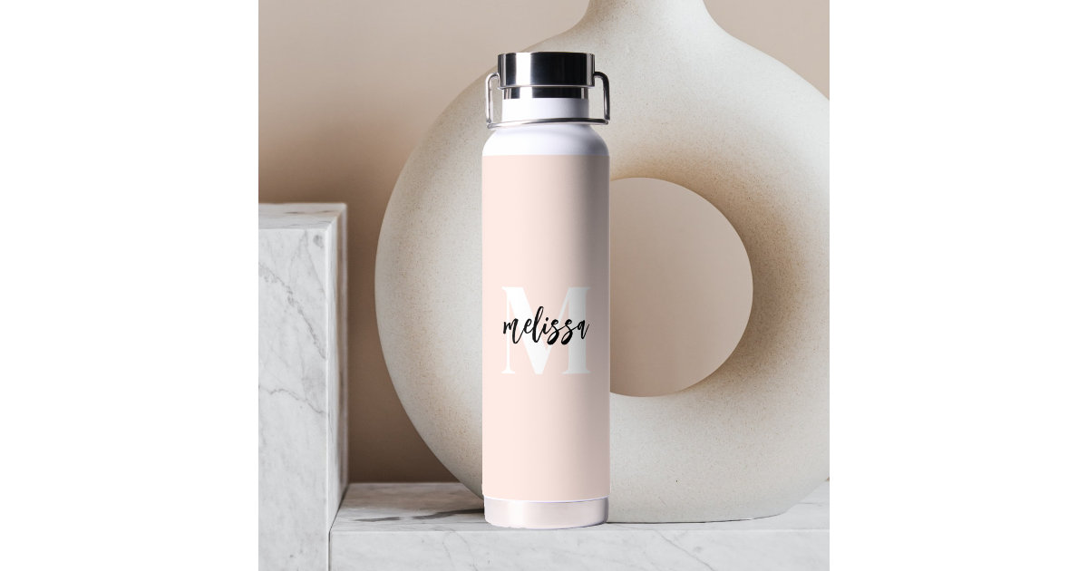 Cursive Monogram 32 Ounce Water Bottle