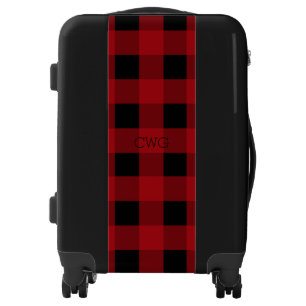 Monogram Buffalo Plaid Luggage