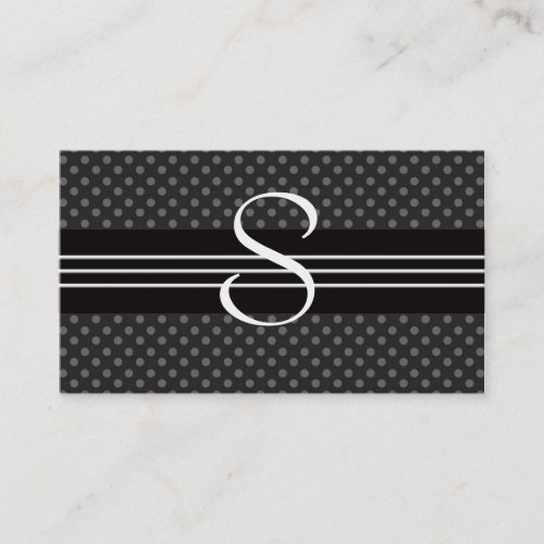 Monogram Business Card