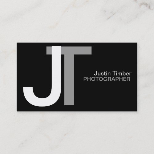 Monogram Business Card