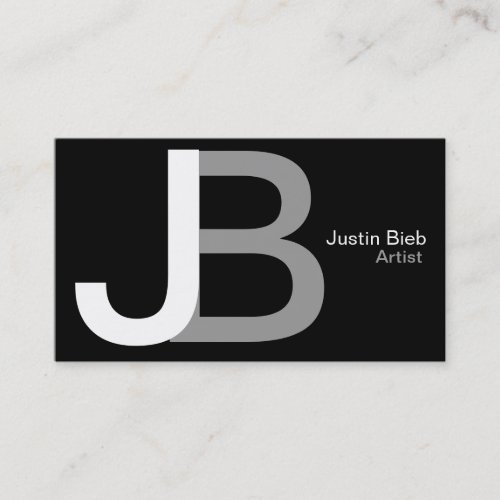 Monogram Business Card