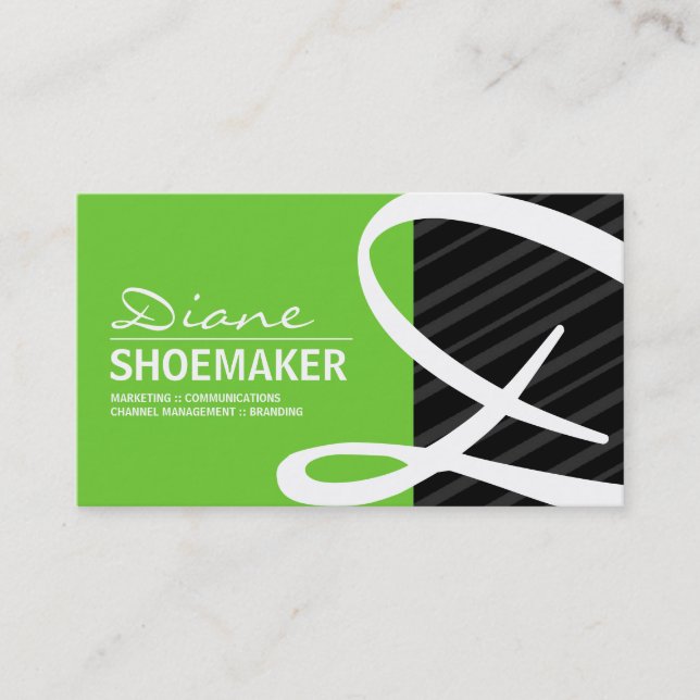 Monogram Business Card (Front)