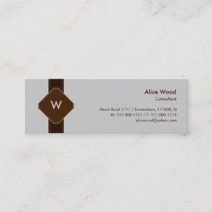 Monogram Business Card