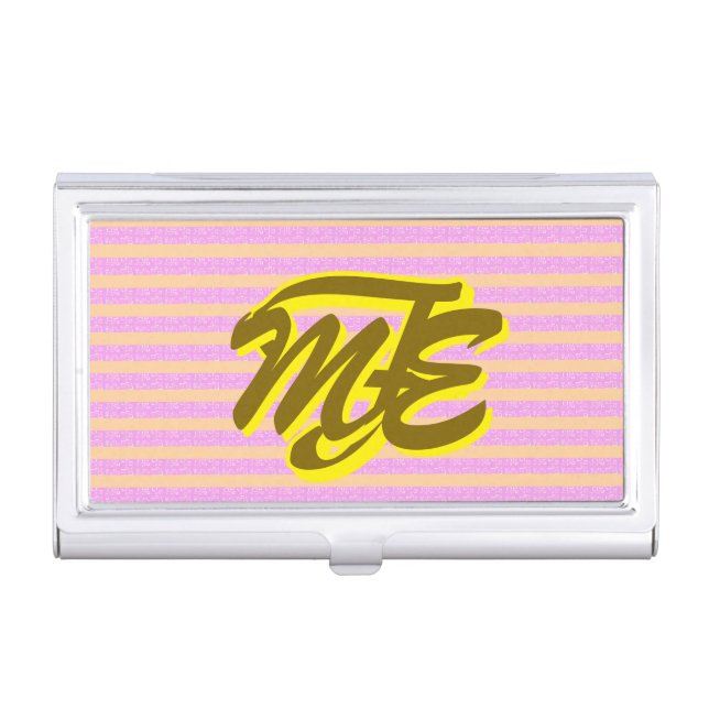 Monogram Business Card Holder (Front)