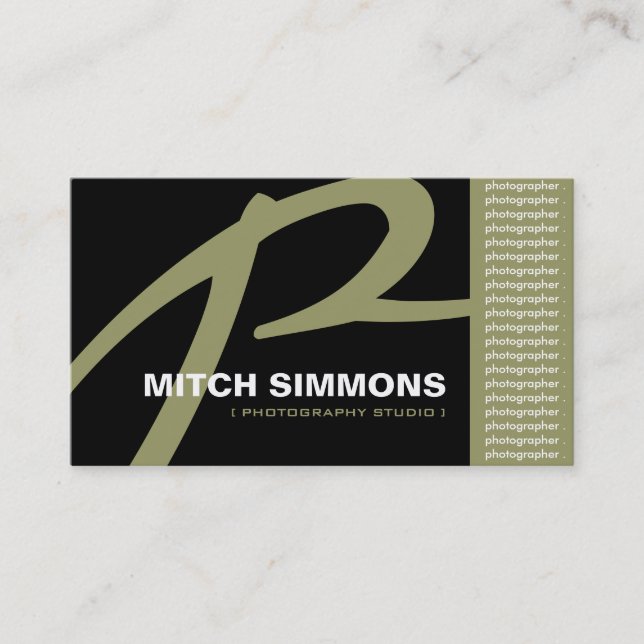 Monogram Business Cards (Front)