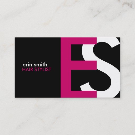 Customizable Monogram Business Cards