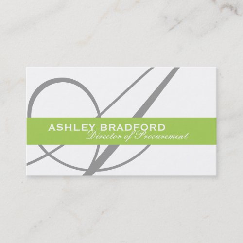 Monogram Business Cards