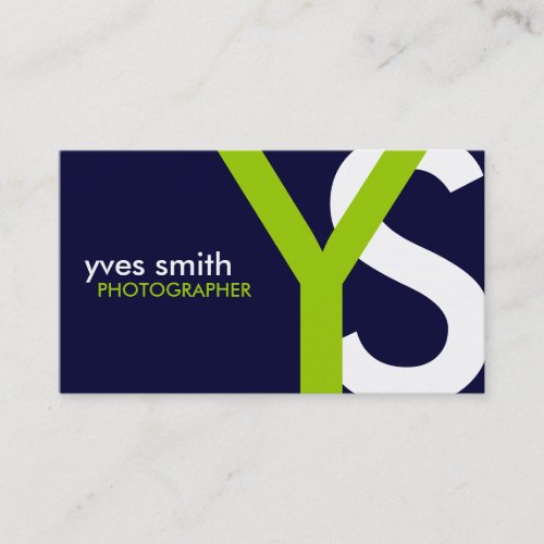 Monogram Business Cards