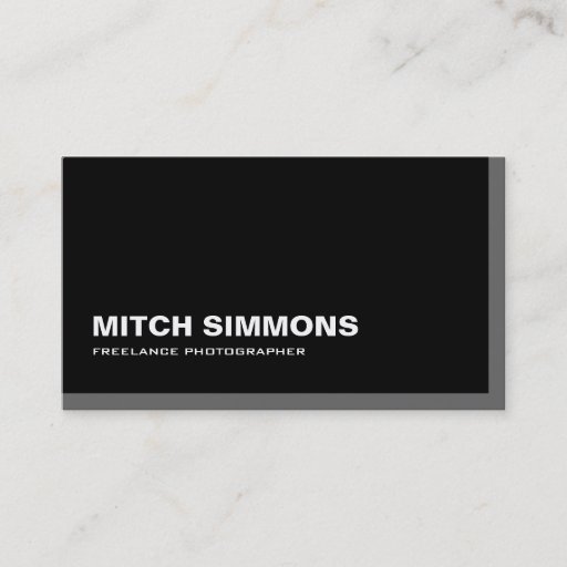 Customizable Monogram Business Cards
