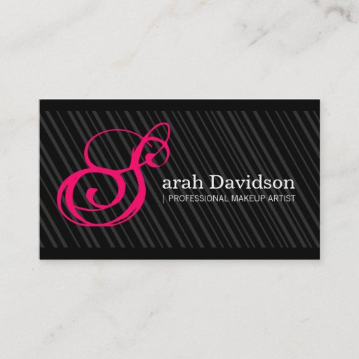 Customizable Monogram Business Cards