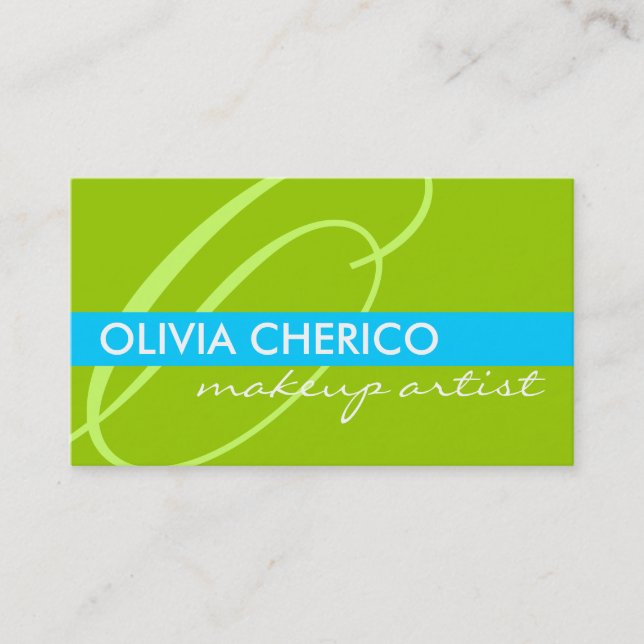 Monogram Business Cards (Front)