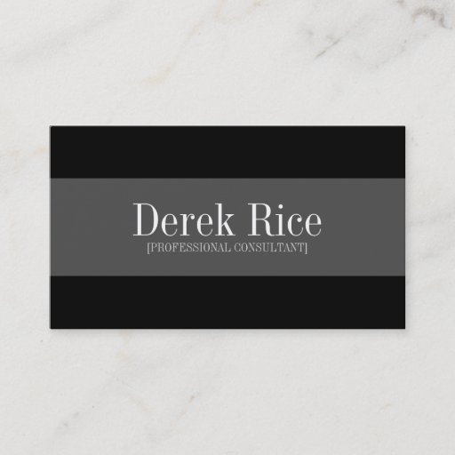 Customizable Monogram Business Cards