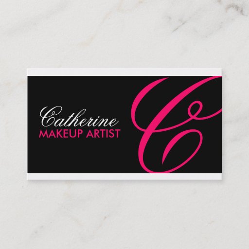 Customizable Monogram Business Cards