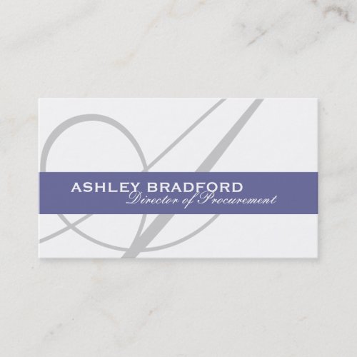 Monogram Business Cards