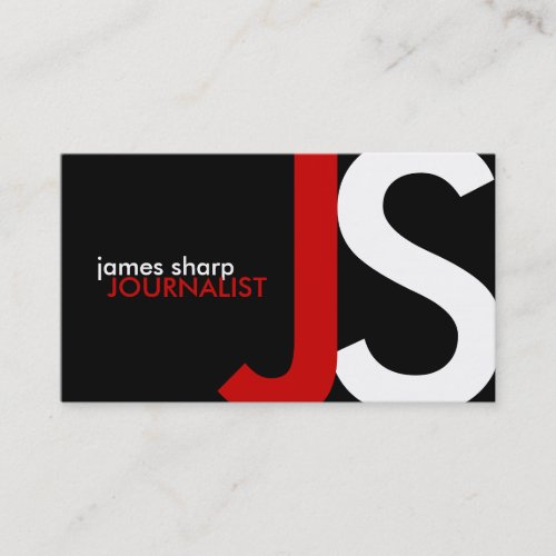 Monogram Business Cards