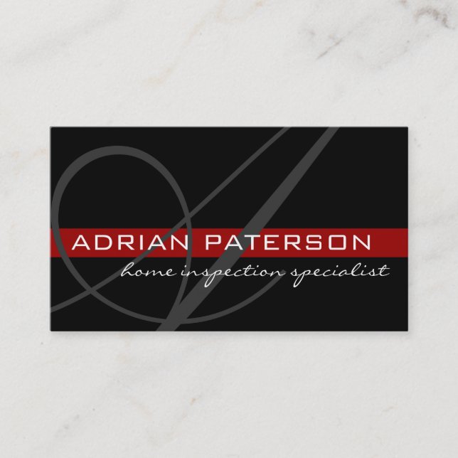 Monogram Business Cards (Front)