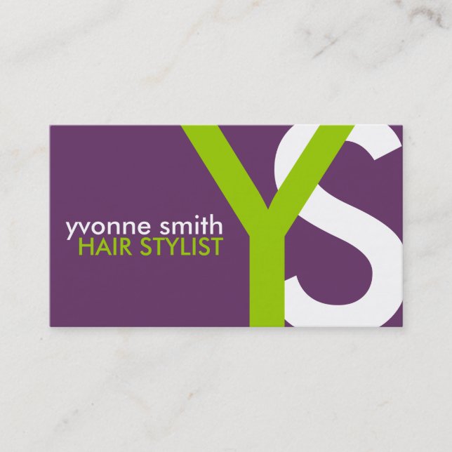 Monogram Business Cards (Front)