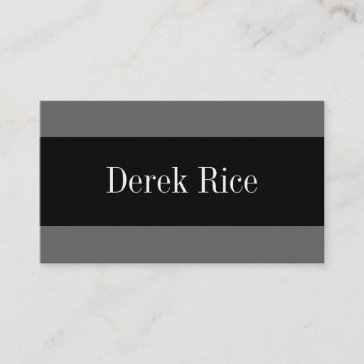 Customizable Monogram Business Cards
