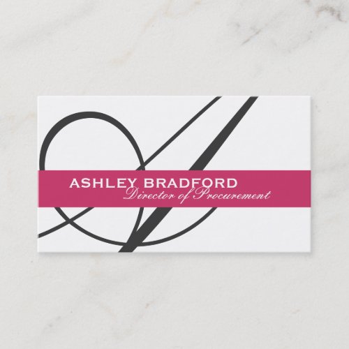 Monogram Business Cards