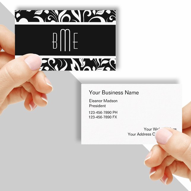 Monogram Business Cards (Creator Uploaded)