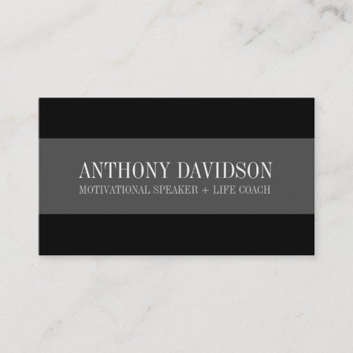 Customizable Monogram Business Cards