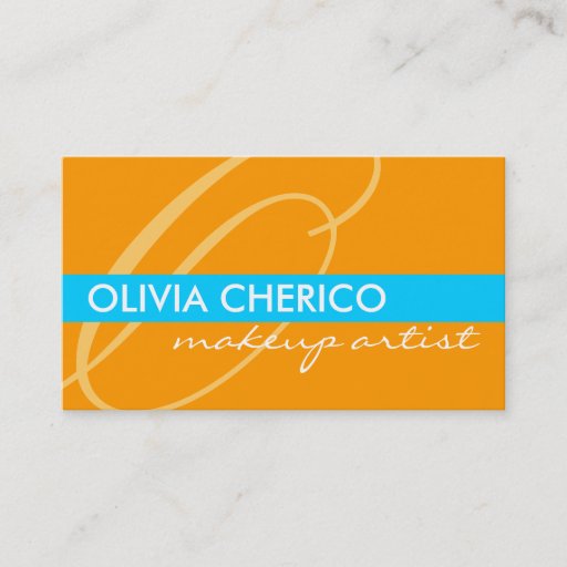 Customizable Monogram Business Cards