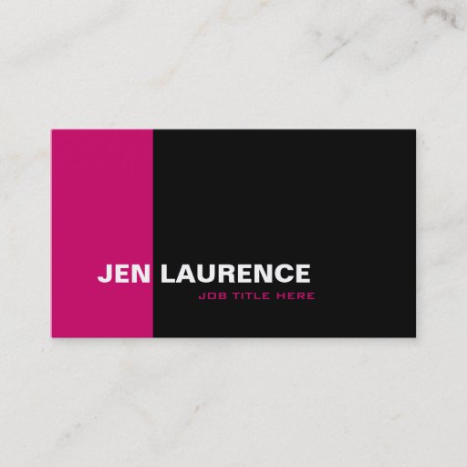 Customizable Monogram Business Cards