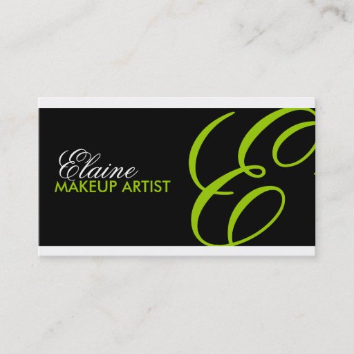 Customizable Monogram Business Cards