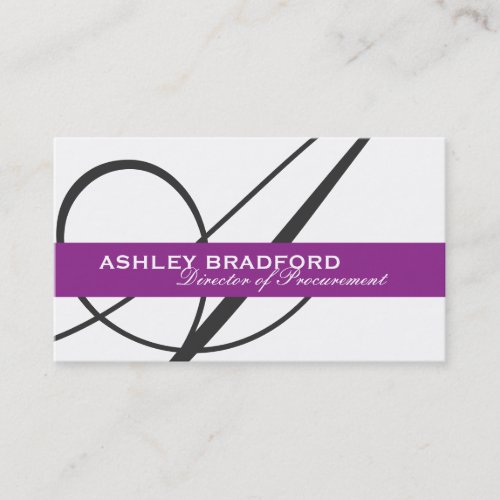 Monogram Business Cards