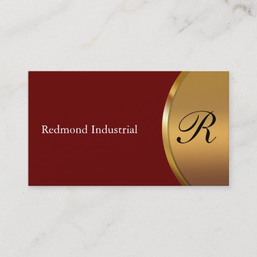 Customizable Monogram Business Cards
