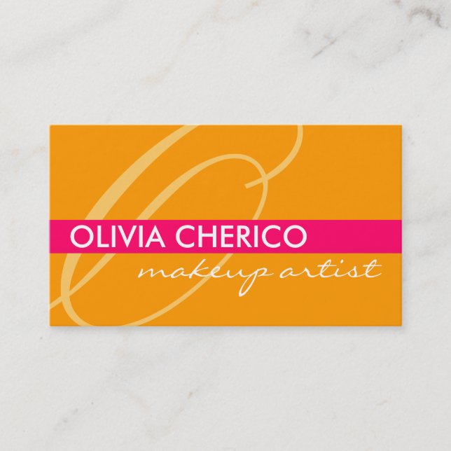 Monogram Business Cards (Front)
