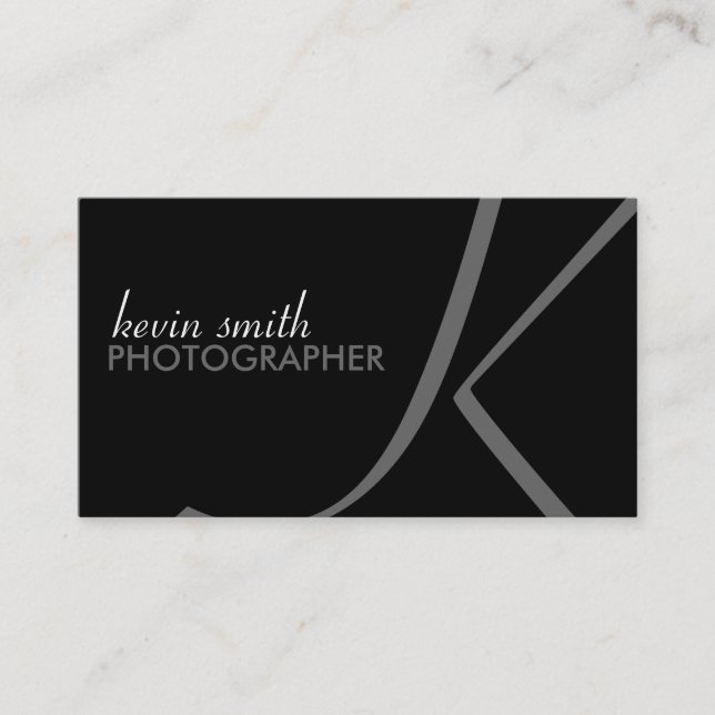 Monogram Business Cards (Front)