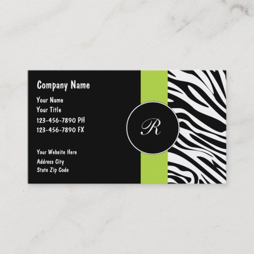 Monogram Business Cards