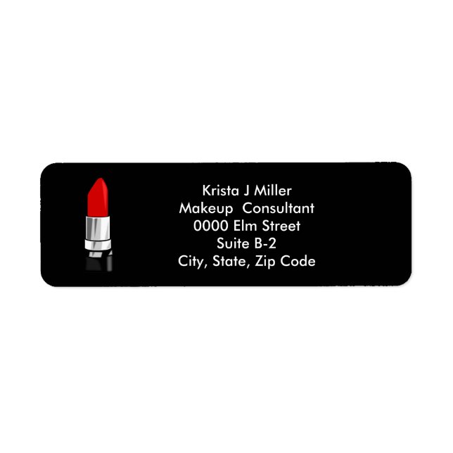 Monogram Business/Personal  Address Label (Front)