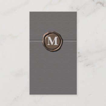 Monogram Businesscards Business Card by MG_BusinessCards at Zazzle