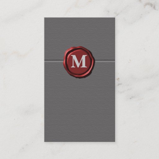 Customizable Monogram businesscards business card templates