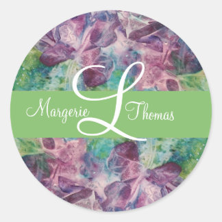 Monogram Butterfly Wedding Initial Envelope Seals