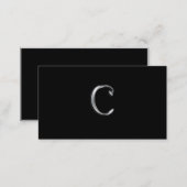 Monogram C business cards (Front/Back)